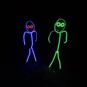 Glowy Zoey Kids LED Stickman Costume